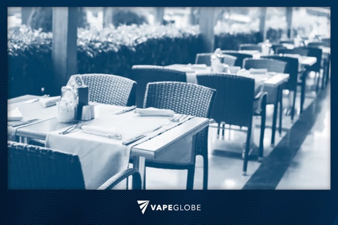 Aussenbereich eines Restaurants