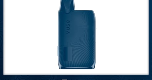 Bild der Vuse Ultra Vape als Titel zur Bedienungsanleitung. 