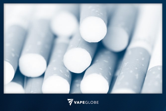 Zigaretten um das Thema Zigaretten reduzieren zu illustrieren