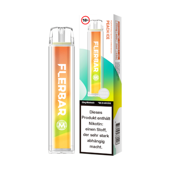 Flerbar M Peach Ice 600