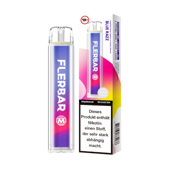Flerbar M Blue Razz 600