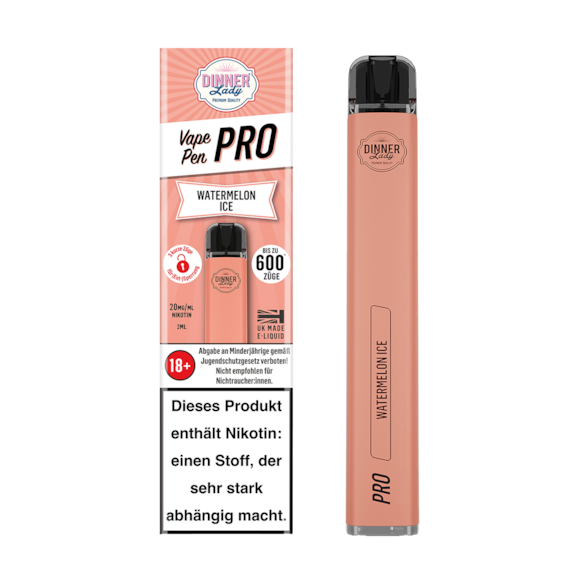 Dinner Lady Vape Pen Pro Watermelon Ice 600