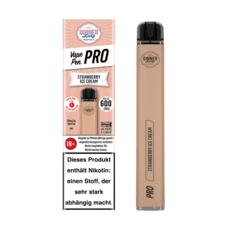 Dinner Lady Vape Pen Pro Strawberry Ice Cream 600