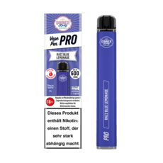 Dinner Lady Vape Pen Pro Razz Blue Lemonade 600