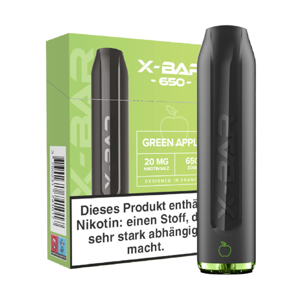 X-Bar Mini Green Apple 650