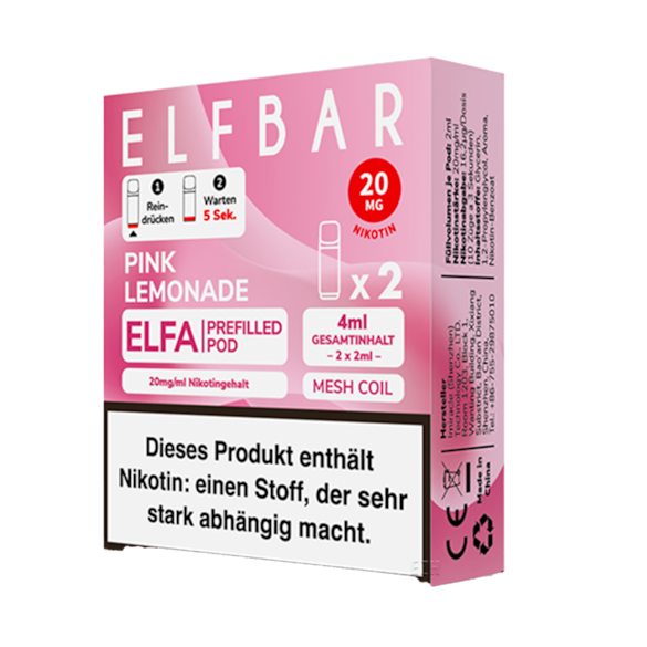 Elf Bar Elfa 2er Pod Pink Lemonade