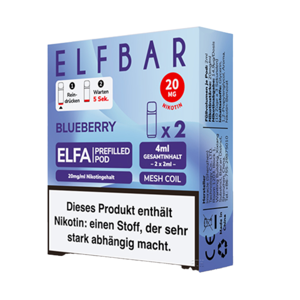 Elf Bar Elfa 2er Pod Blueberry