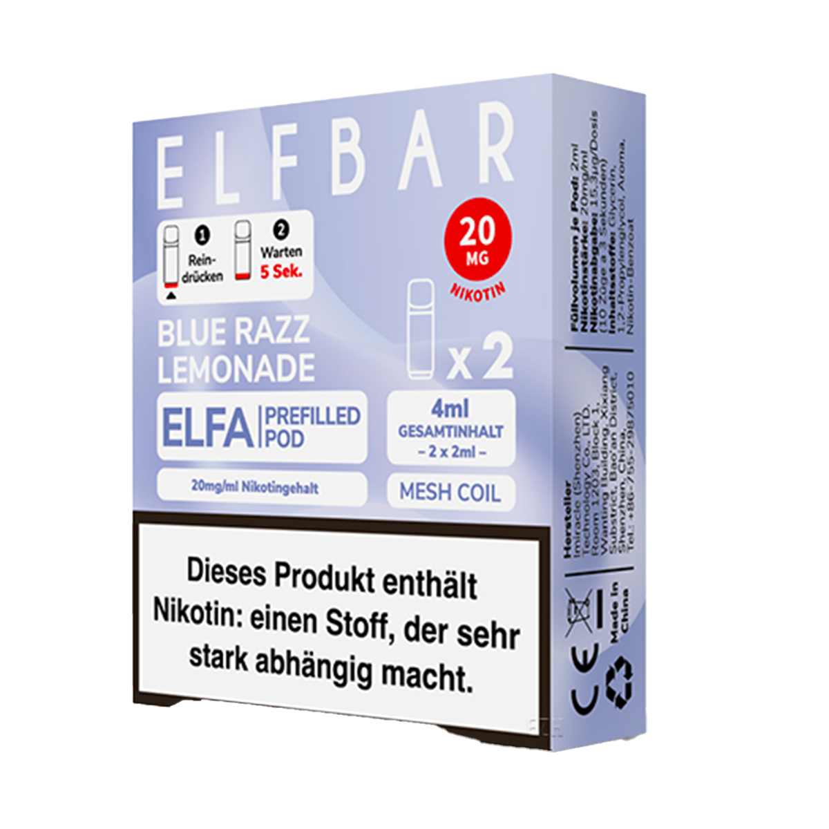 elfbar nachfüll pod läuft aus Pink Lemonade Juul Pods Elf Bar Pink Lemonade Elfa Prefilled Pods Z pods main image 0