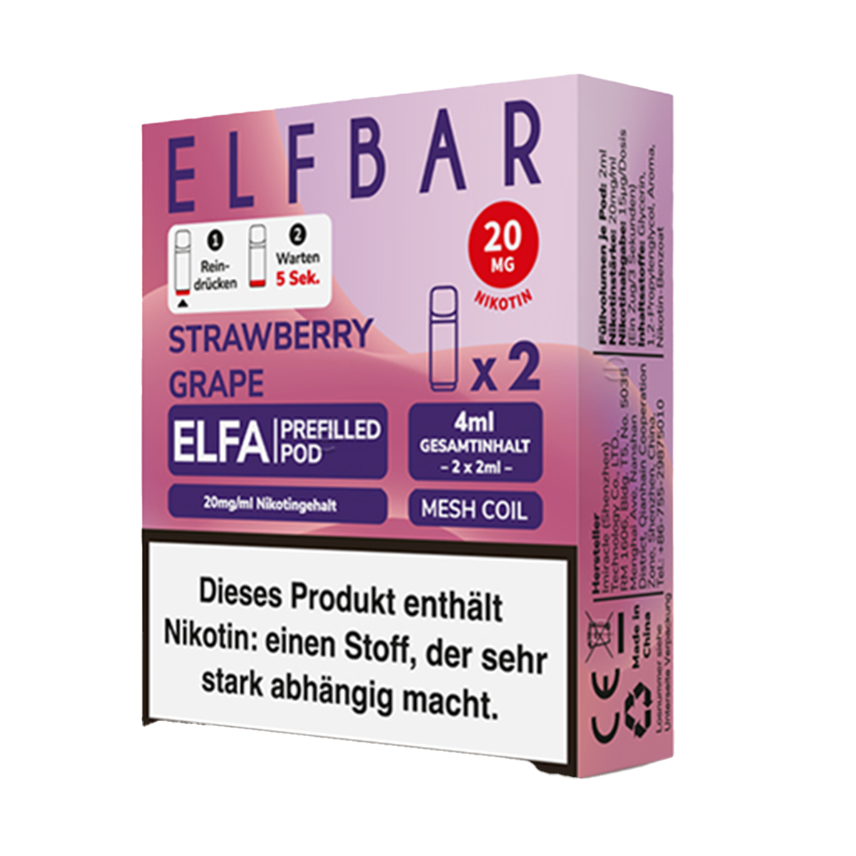 elfbar pods alle sorten Elfbar Pods Geschmack main image 0
