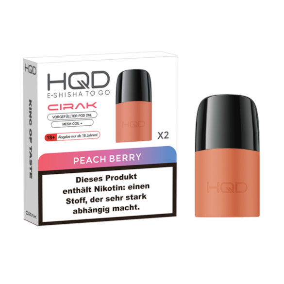 HQD CIRAK Peach Berry(2er Pack)