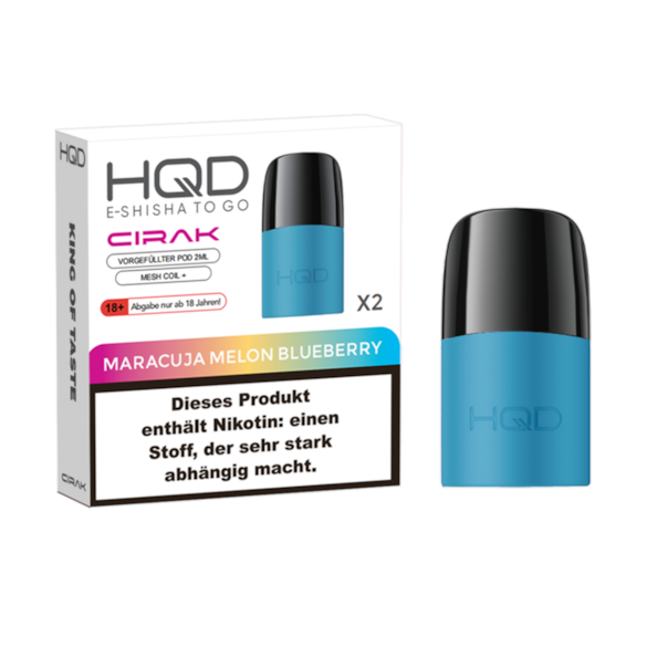 HQD CIRAK Maracuja Melon Blueberry (2er Pack)