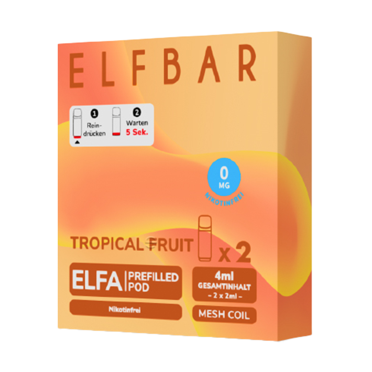 Elf Bar Elfa 2er Pod Tropical Fruit | Gratis Versand