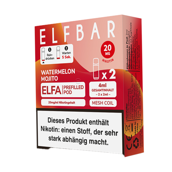 Elf Bar Elfa 2er Pod Watermelon Mojito
