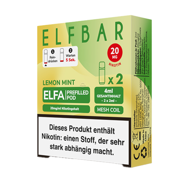 Elf Bar Elfa 2er Pod Lemon Mint