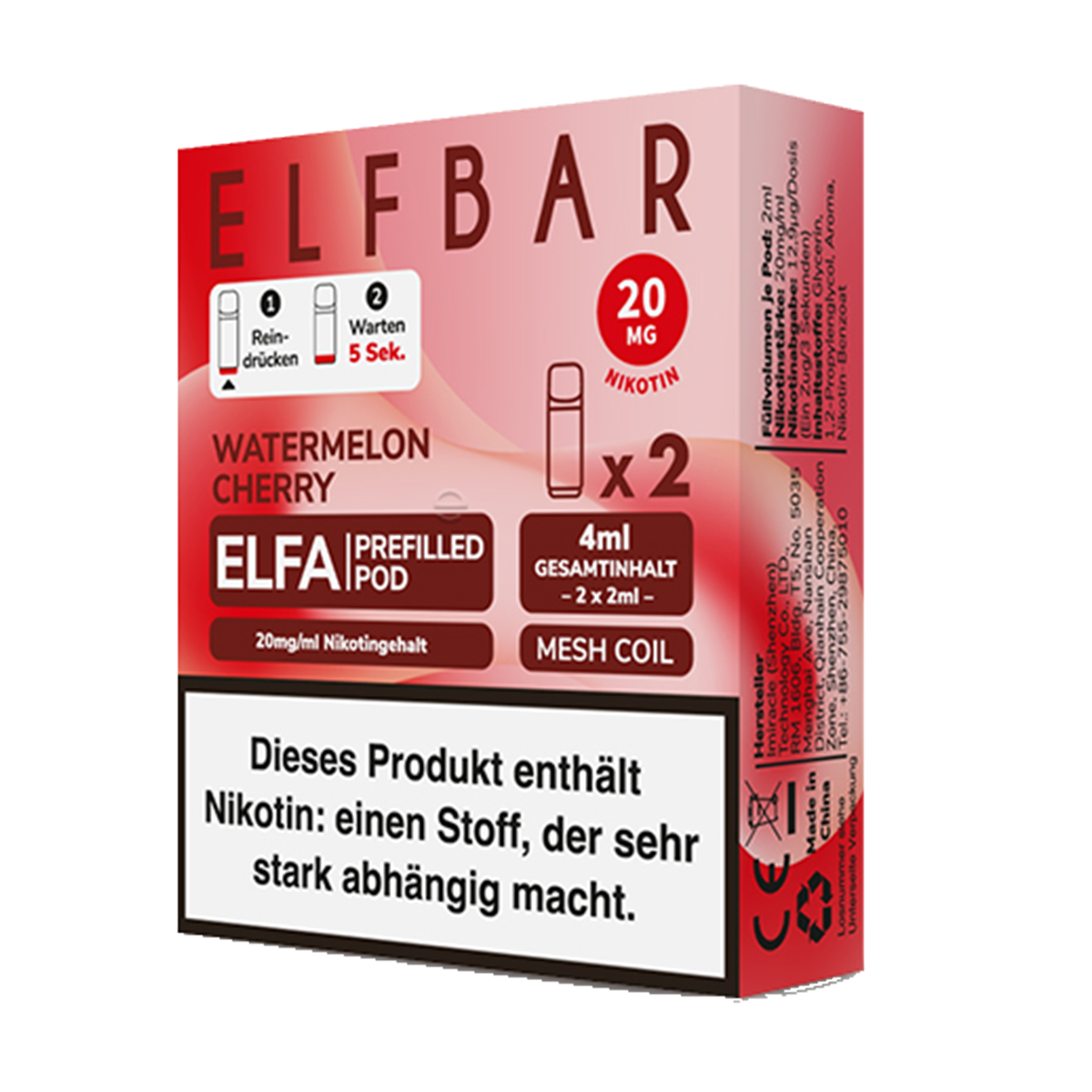 elfbar elfa kaufen Elfbar Elfa Nikotinsalz Pod