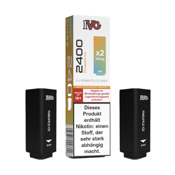IVG 2400 2er Pod Pineapple Ice 600