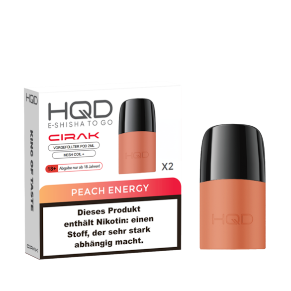 HQD CIRAK Peach Energy (2er Pack)