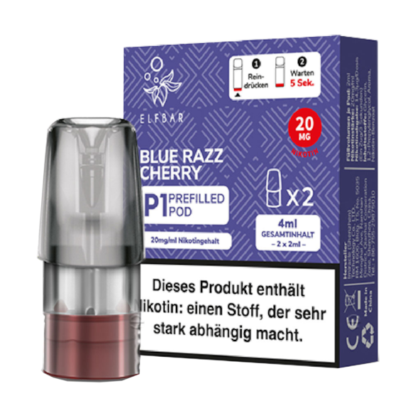 Elf Bar Mate 500 2er Pod Blue Razz Cherry