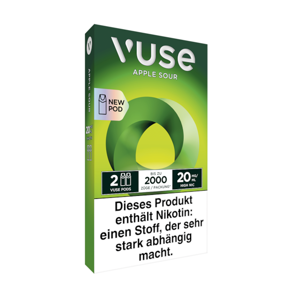 Vuse 2er Pods Apple Sour