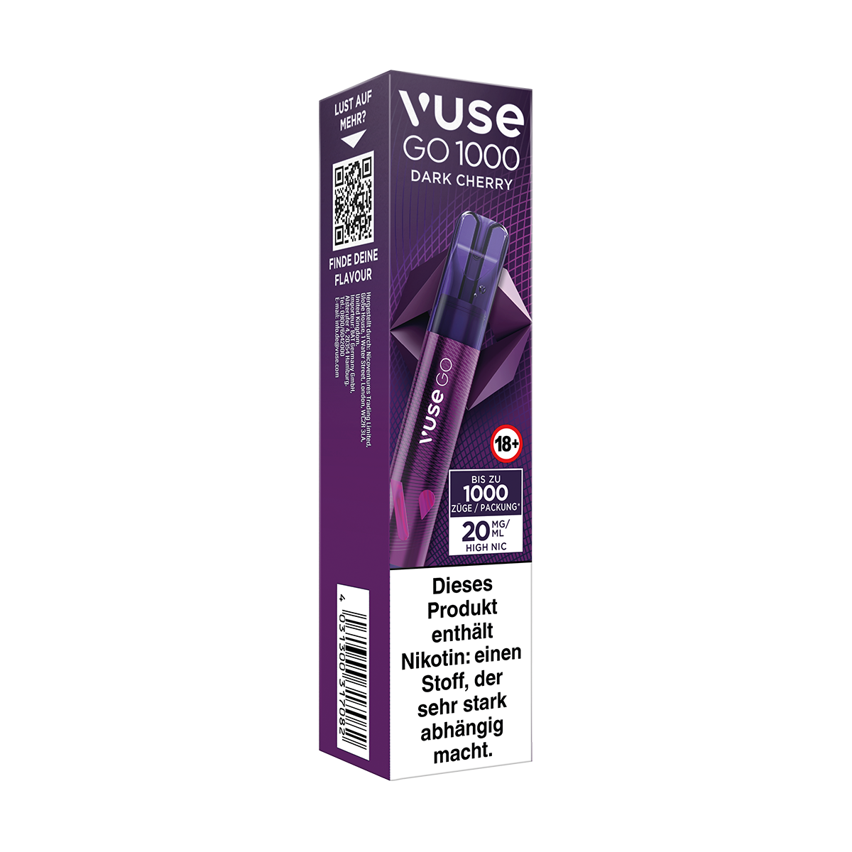 vuse go de New Vuse Go Reload 1000 prefilled pod kits