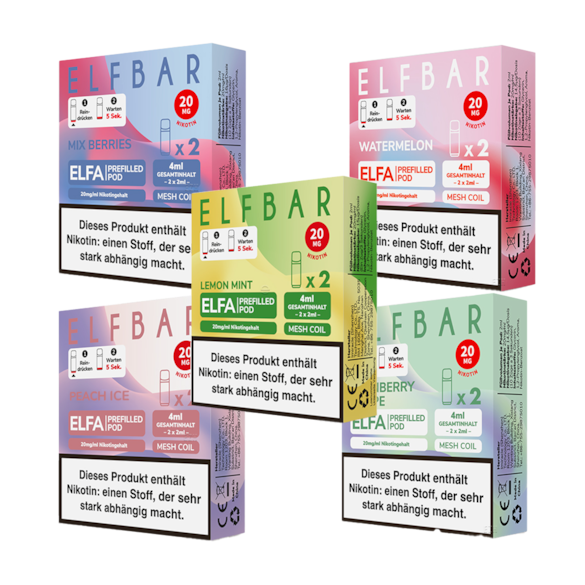 Elfa Pods 5er Mixpack