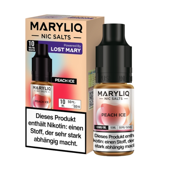 MARYLIQ Liquid Peach Ice Nic Salt
