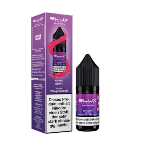 elux grape liquid ELUX E-Liquids | Vape & CBD Warehouse Gldani main image 1