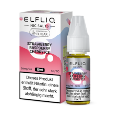 ELFLIQ Liquid Strawberry Raspberry Cherry Ice Nic Salt