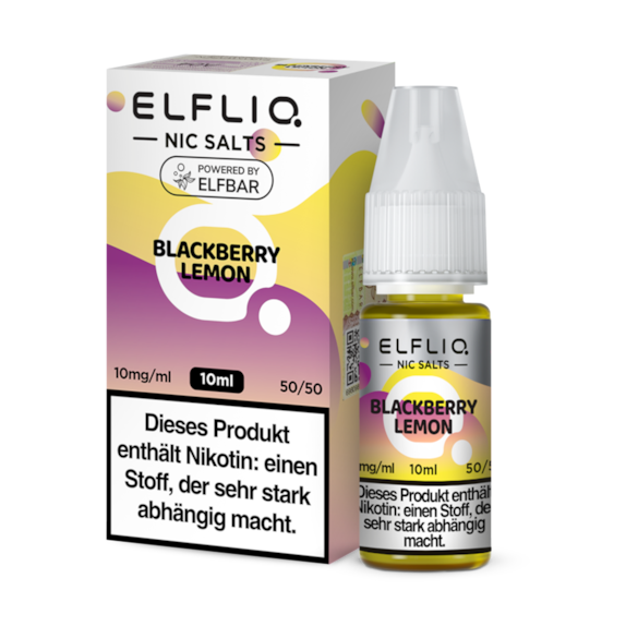 ELFLIQ Liquid Blackberry Lemon Nic Salt