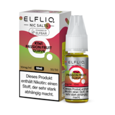 ELFLIQ Liquid Kiwi Passion Fruit Guava Nic Salt