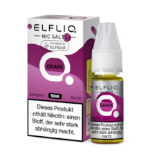 ELFLIQ Liquid Grape Nic Salt