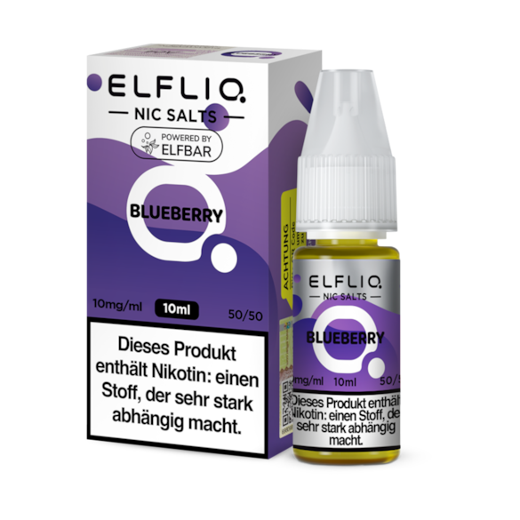 ELFLIQ Liquid Blueberry Nic Salt