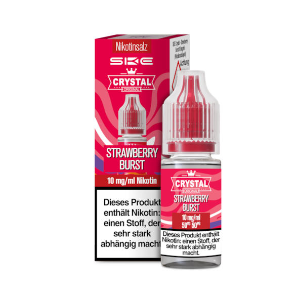 SKE Crystal Liquid Strawberry Burst Nic Salt