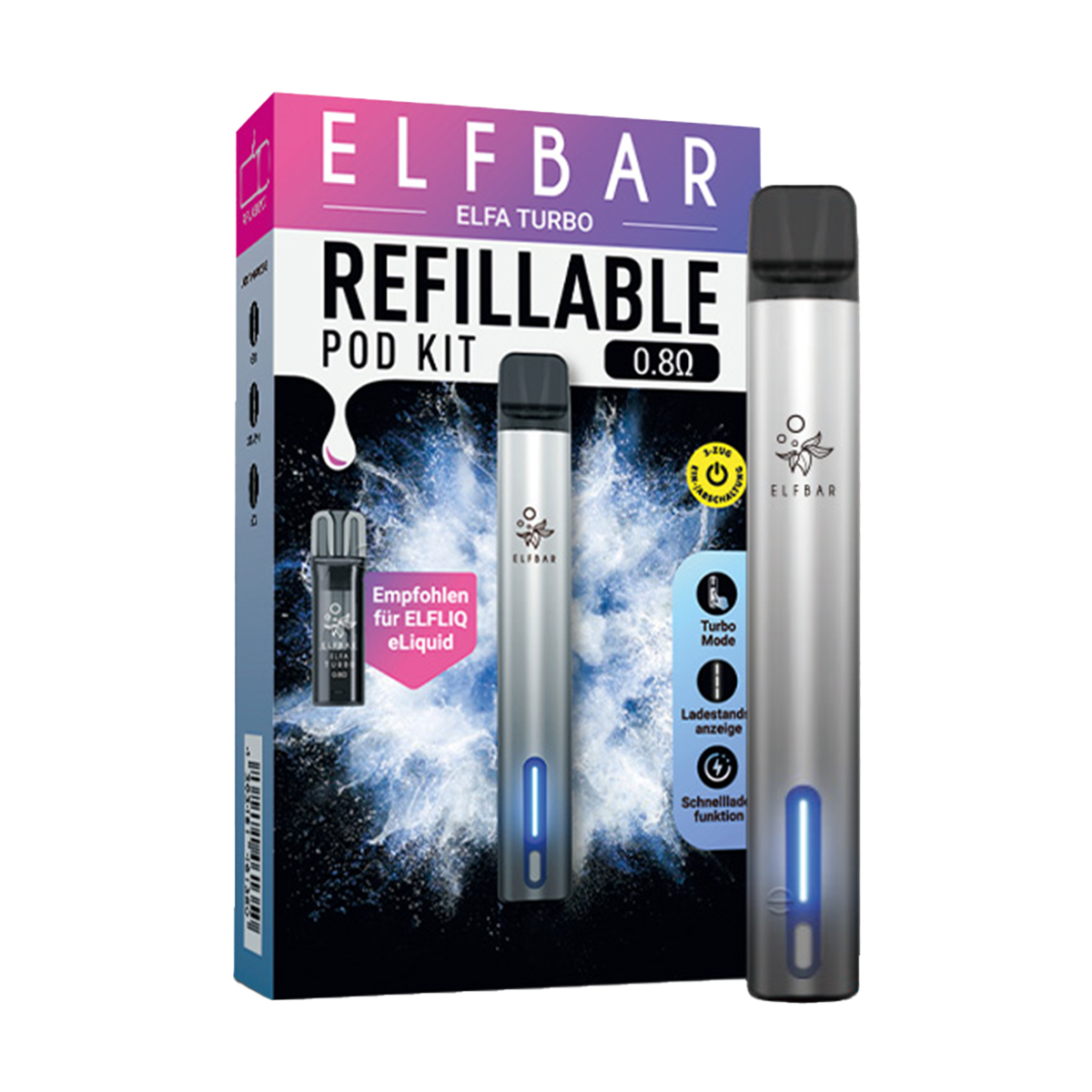 elfbar elfa master akku Elf Bar Elfa Turbo Pod Kit | Gratis Versand