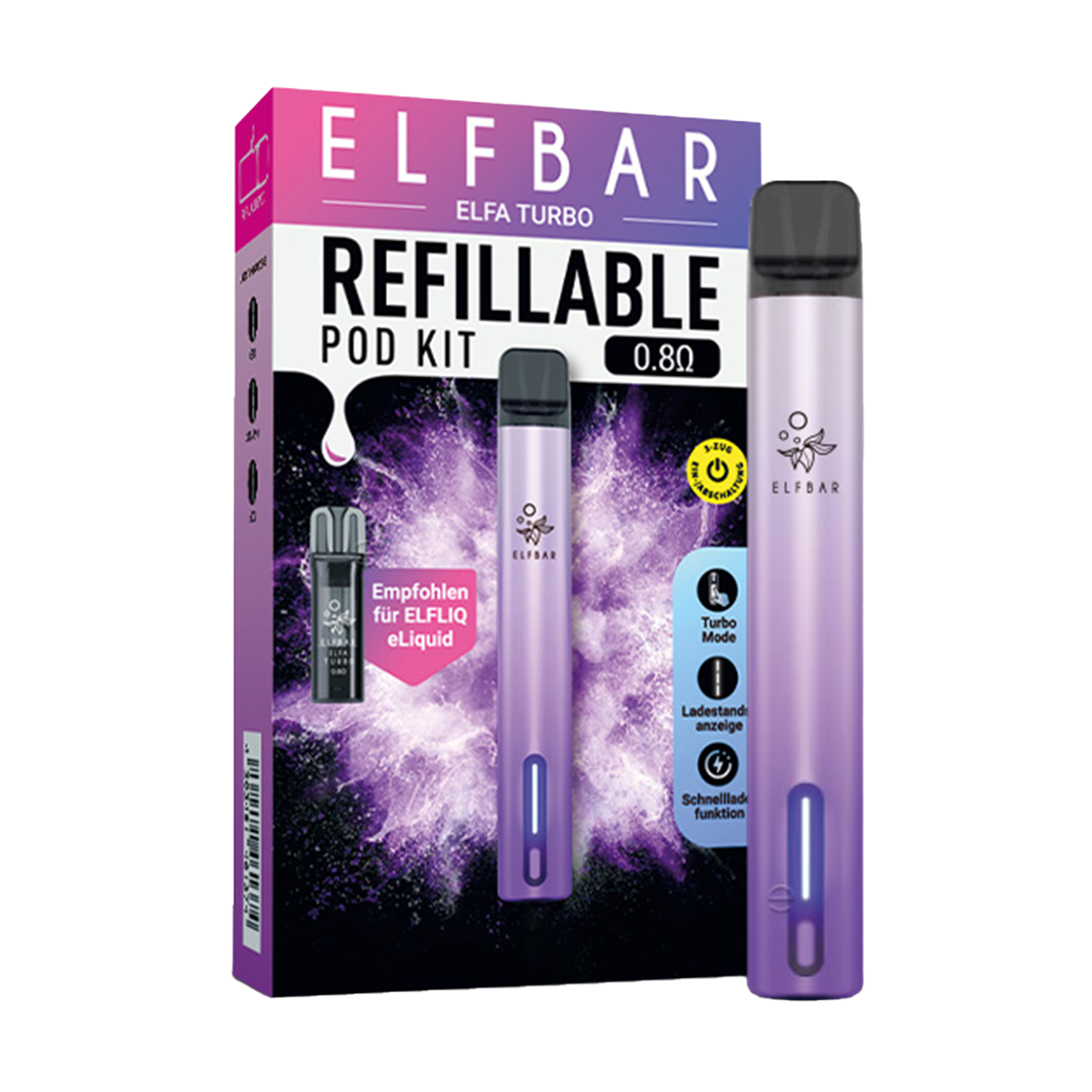 elfbar turbo not working Elf Bar Elfa Pod Kit | Gratis Versand Pen Style Elfbar vape Flavours:Apple Peach Elfbar 800 - Grape