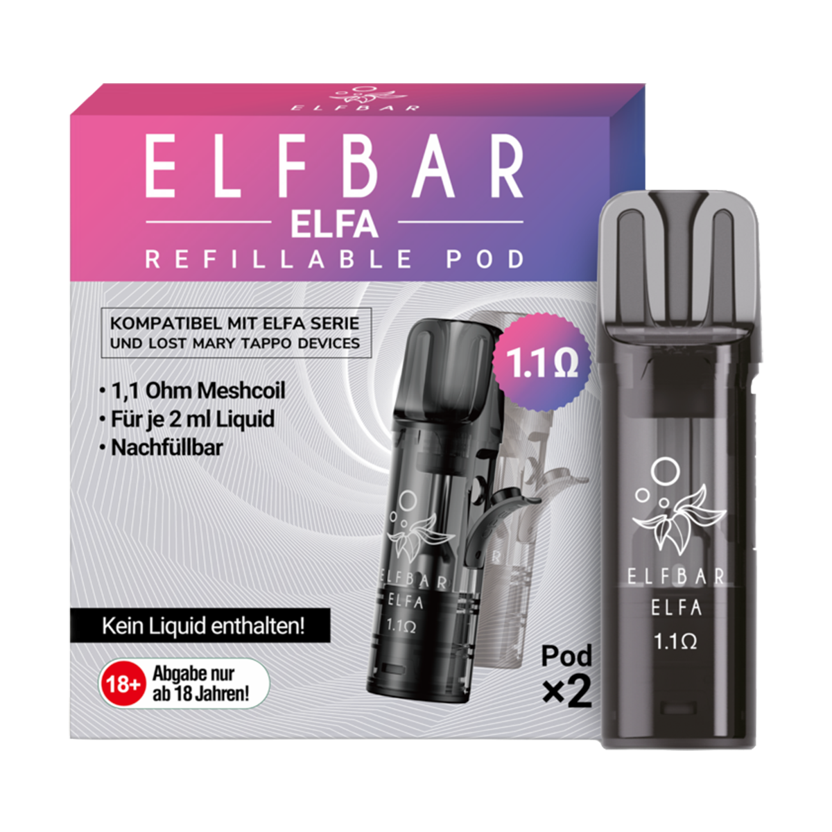 elfbar nachfüll pod läuft aus Refillable Pod Kits main image 1