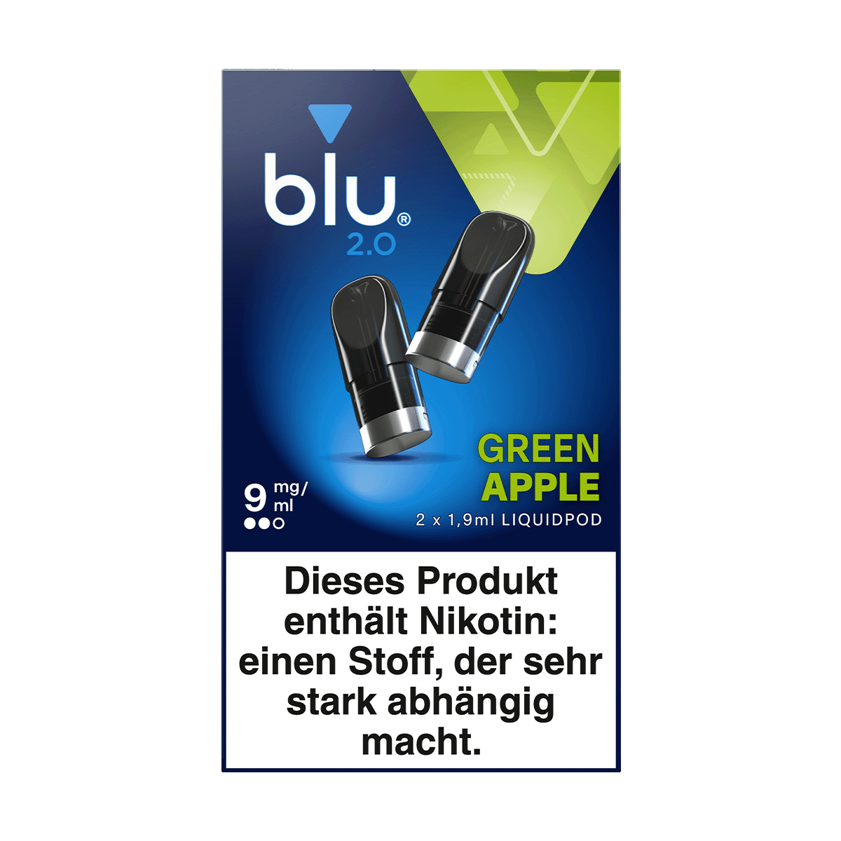 Blu 2.0 Liquidpod Green Apple | 8,10€