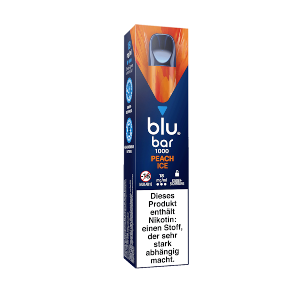 Blu Bar 1000 Peach Ice