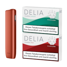 IQOS ILUMA i One + DELIA Terracotta Green