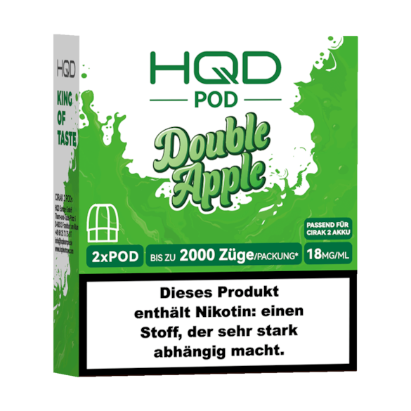 HQD CIRAK 2 Double Apple 2er Pod