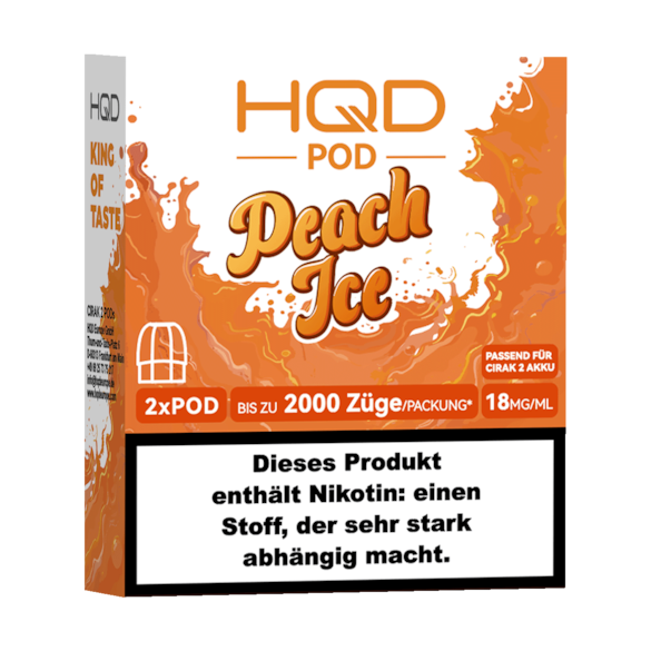 HQD CIRAK 2 Peach Ice 2er Pod