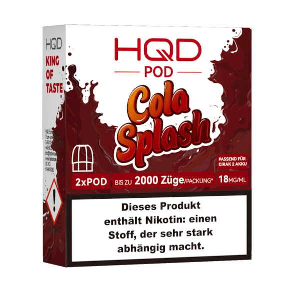 HQD CIRAK 2 Cola Splash 2er Pod