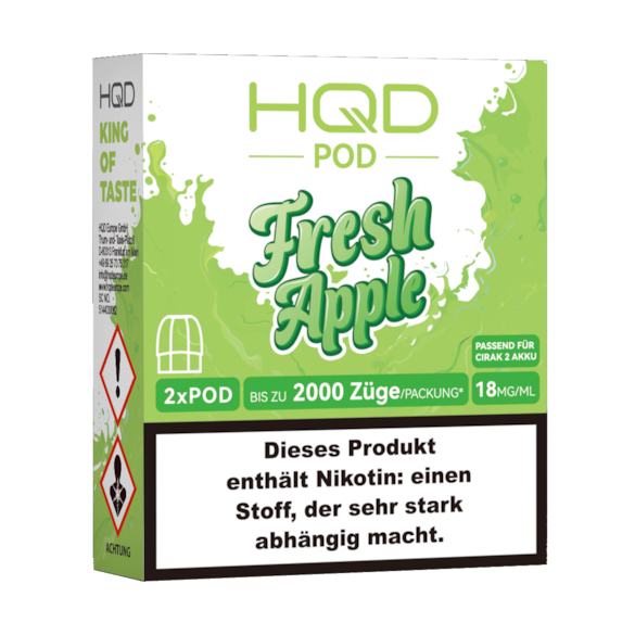 HQD CIRAK 2 Fresh Apple 2er Pod