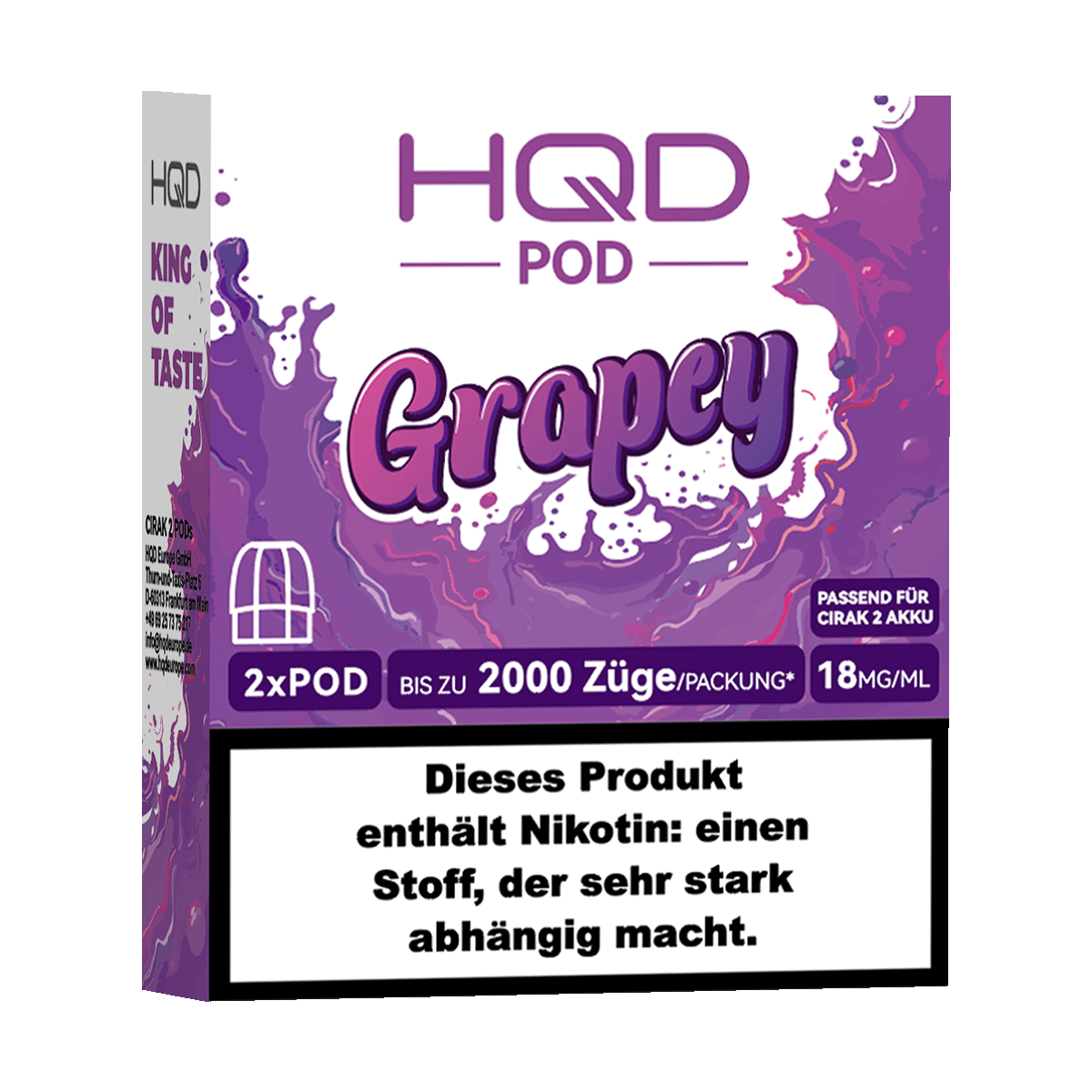 HQD Cirak 2 Pod System | Gratis Versand