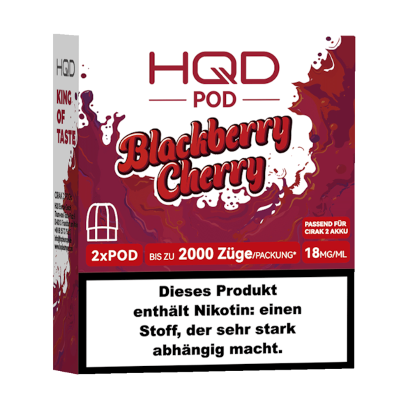 HQD CIRAK 2 Blackberry Cherry 2er Pod