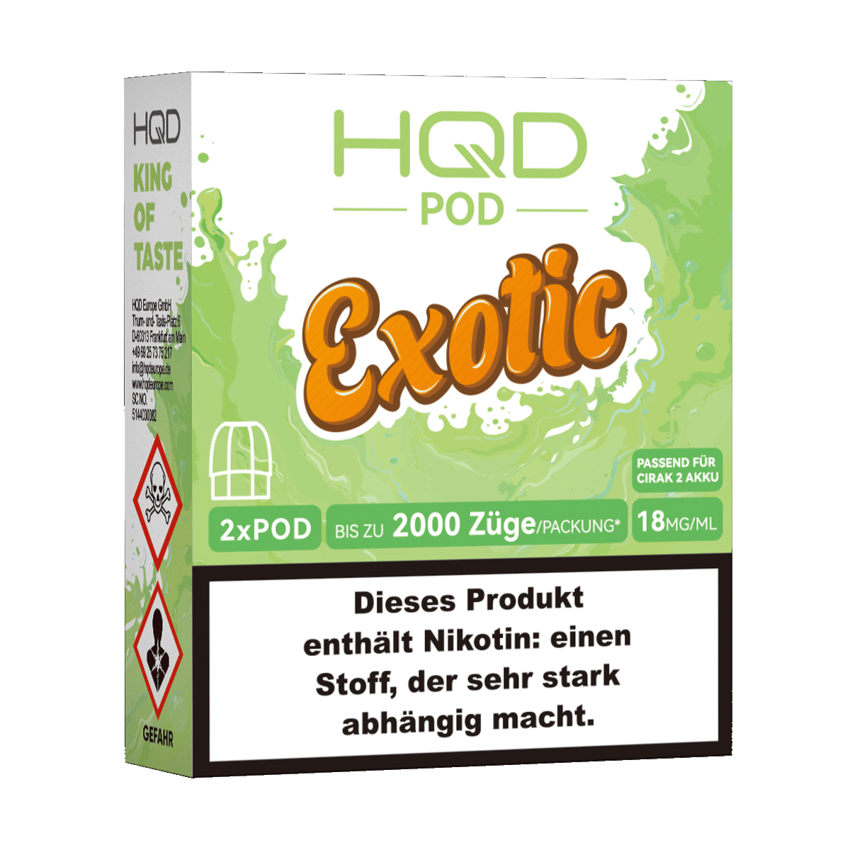 HQD Cirak 2 Anleitung – E-Zigarette einfach erklärt