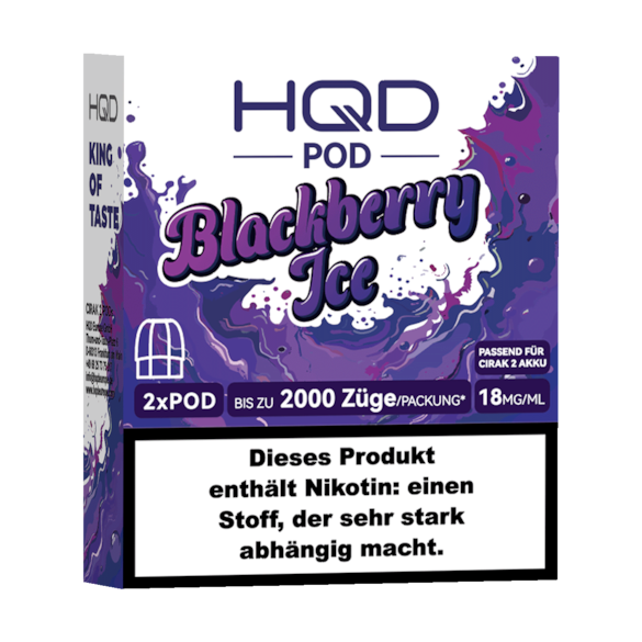 HQD CIRAK 2 Blackberry Ice 2er Pod