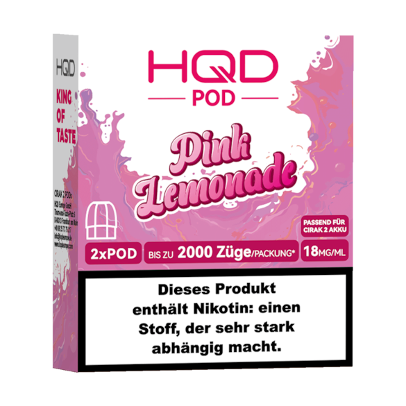 HQD CIRAK 2 Pink Lemonade 2er Pod