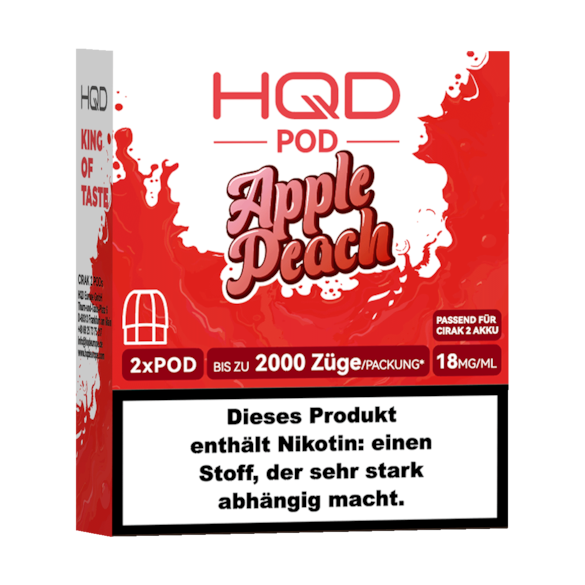 HQD CIRAK 2 Apple Peach 2er Pod