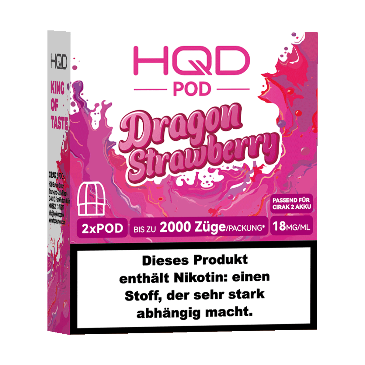 elfbar elfa kaufen HQD Cirak - Grapey - Pod